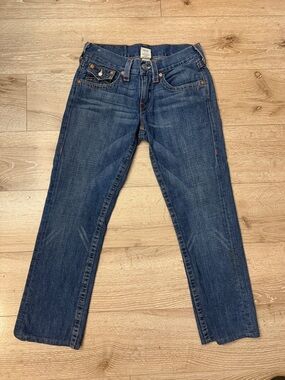 True Religion Dark Blue Straight-Leg Jeans